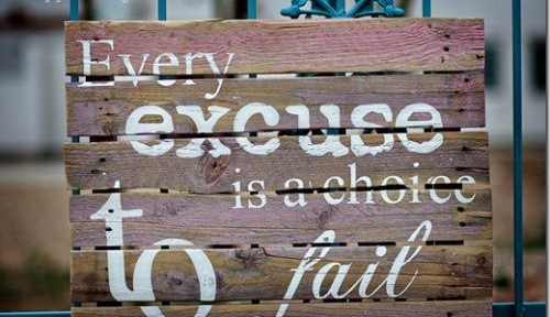 from excuse to fail