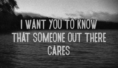 I want you to know that